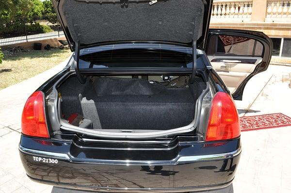 large space in the trunk