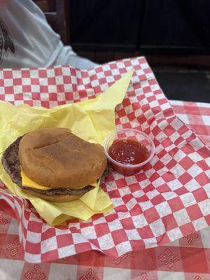 Chili burger