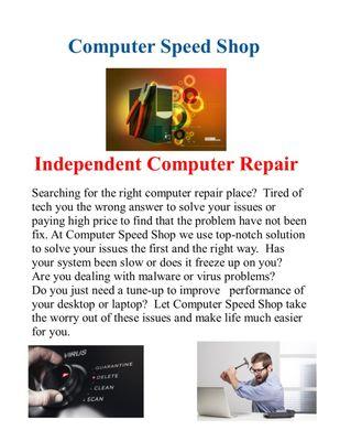 Computer Repair Flyer