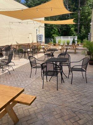 Patio beer garden