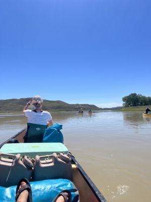 Peace and joy on the river