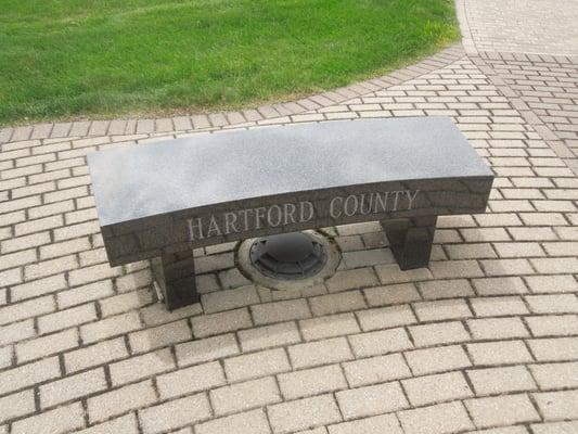 One bench named for each of the state's counties