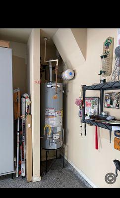 Tank water heater install in Alpharetta, Ga