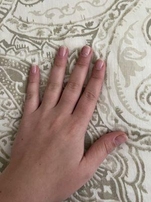 Left hand Color: OPI put it in neutral