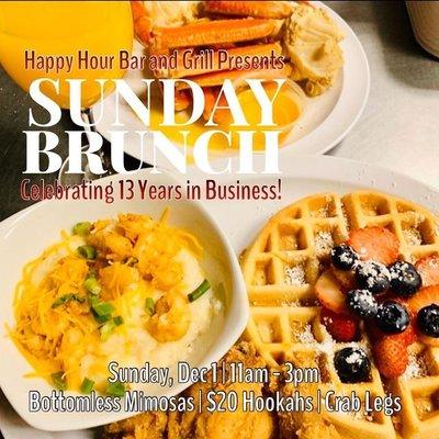 BRUNCH ON 1st Sunday's of the month!