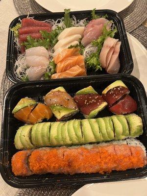 Sushi and Sashimi Combo