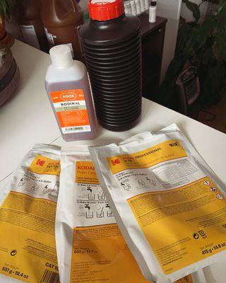 We offer an assortment of darkroom chemicals