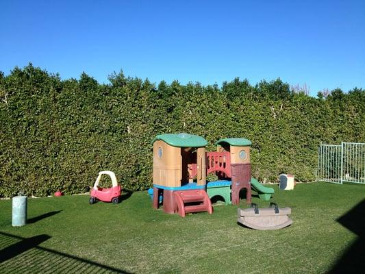 First School La Quinta's toddlers playground area