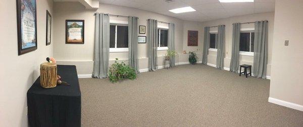 Our Community Room for classes, workshops and events!