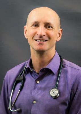 Dr. Chris Gerard is board certified in Family Medicne.  Clinical expertise: sports medicine, travel medicine, diabetes & hypertension.