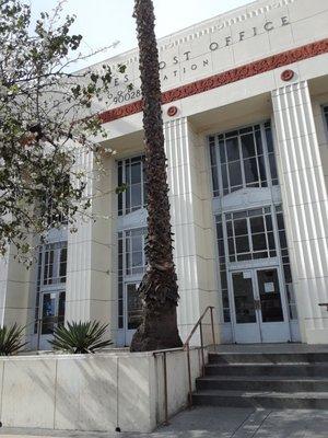 Front of post office