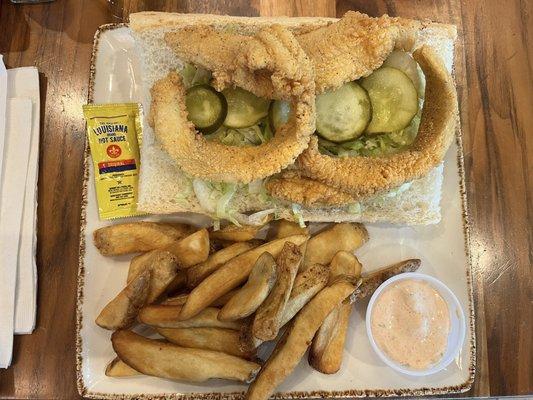 Catfish Poboy