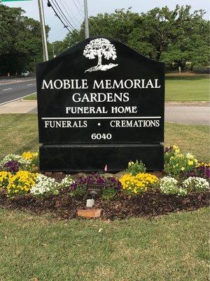 Monument sign, designed and constructed at our facility