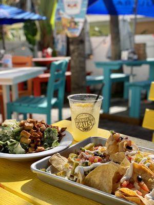 Loaded Nachos Caesar Salad