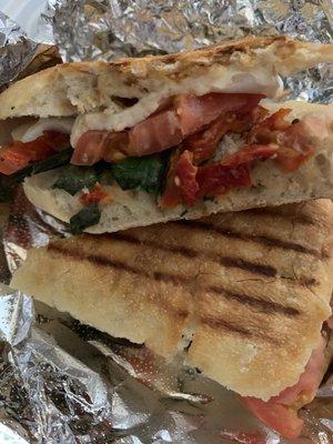 Panini Caprese Sandwich