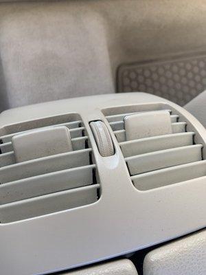 Dust in the vents!