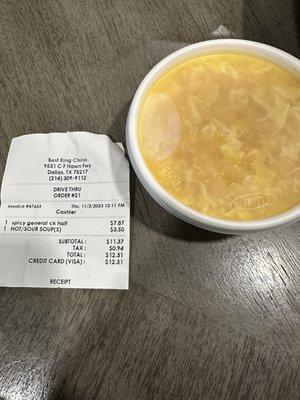 Egg drop soup