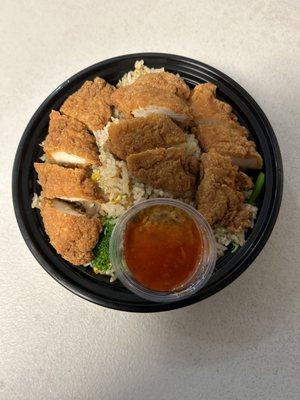 Chicken fingers Fried Rice