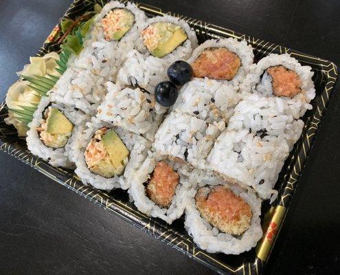 Spicy Tuna Maki Roll & Spicy California Maki Roll