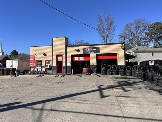 Cider Tire Bainbridge. Shop is nice and clean and friendly staff