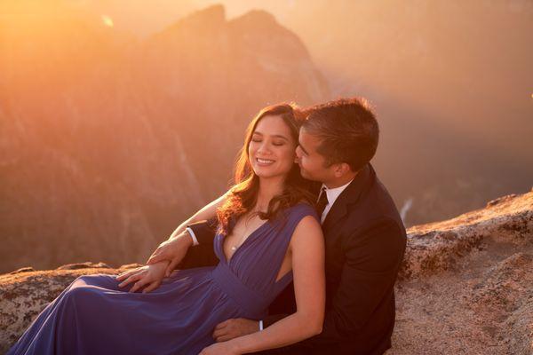 Sunset Engagement Session at Yosemite