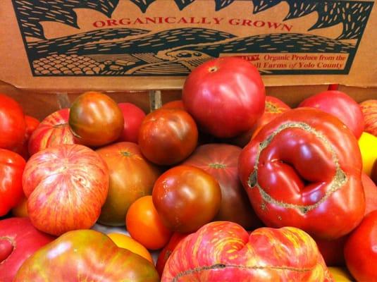 The best tasting . Heirloom tomatoes