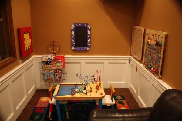 Fun play area to keep little ones busy and happy!