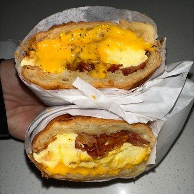 Bacon Egg & Cheese Croissant Sandwich