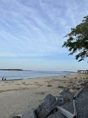 View from outdoor seating area