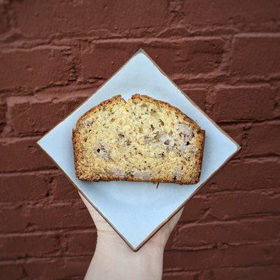 House made banana bread