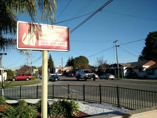 Signage on Lewelling Blvd