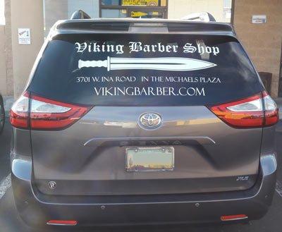 Window Vinyl  Lettering! - This place gives good haircuts! Custom design, production and on-site installation!!!