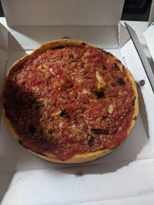 Small deep dish spinach