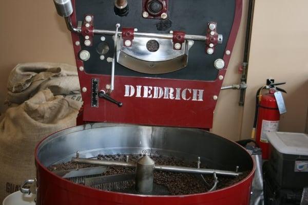 Fresh roasted beans.