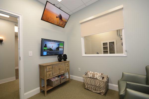 children's waiting area and play room