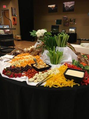 Our famous Centerpiece Hors d'oeuvre Display!