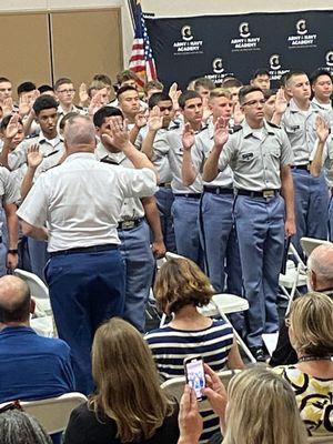 Assembly in the auditorium