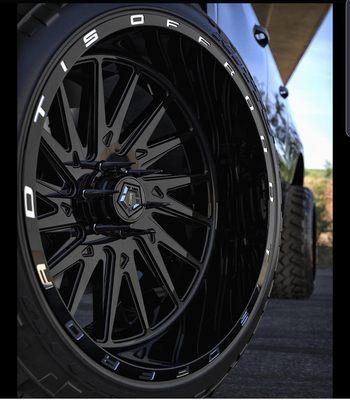 TIS WHEELS 551 GLAS BLACK/ 22X12.