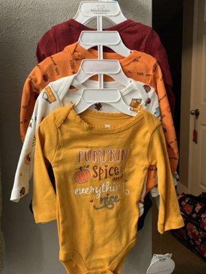 Fall Collection Onesies