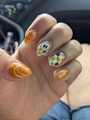 Fall nails, boo-ti-full!!