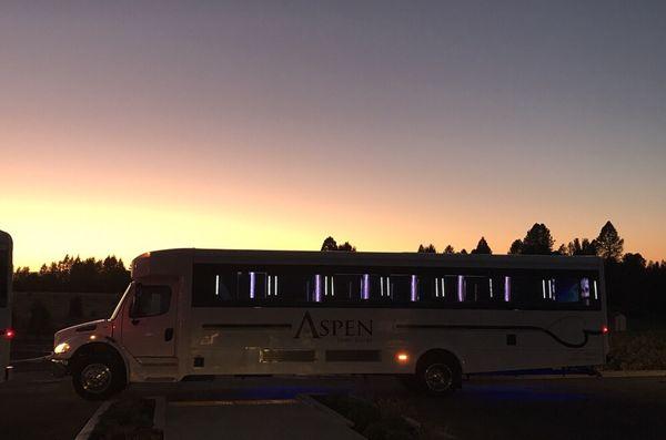 Sunsets, Vineyards, Wine and Aspen Limo Tours.