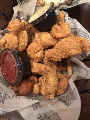 Shrimp & Catfish Basket.  Really Good!!!