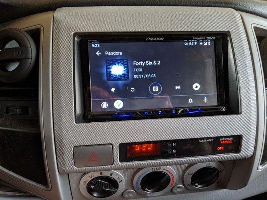 New Pioneer Radio and speakers.