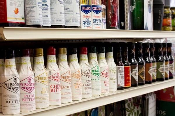 A wide selection of bitters