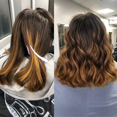 Balayage retouch by Savvy