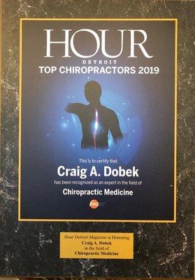 Top Chiropractor 4 years in a row!