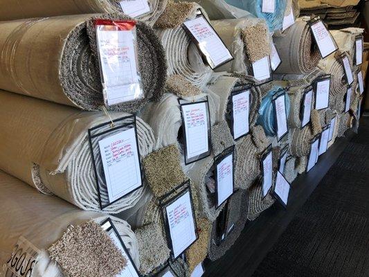 If you just need carpet for a few rooms, "Short Rolls" are a great, more affordable option!