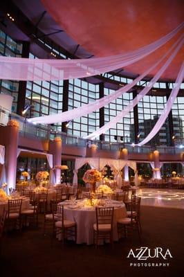 A beautiful reception at Benaroya Hall.