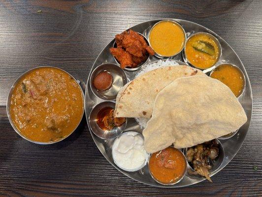 Mutton thaali