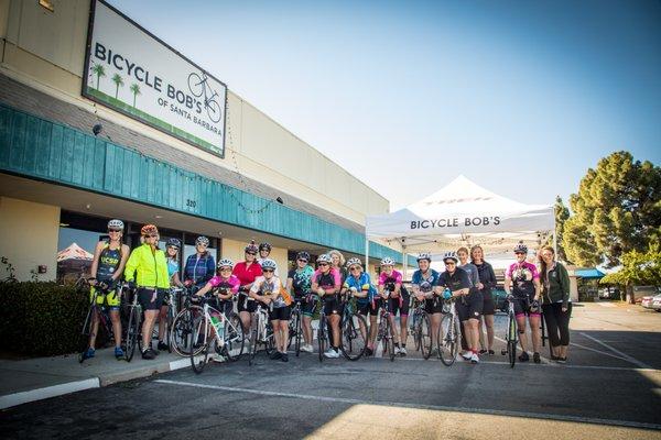 Saturday Morning Women's Ride!! Check out our group bicyclebobs-sb.com or on our just for women facebook page!